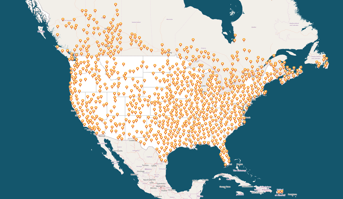 Saddleback Communications coverage map