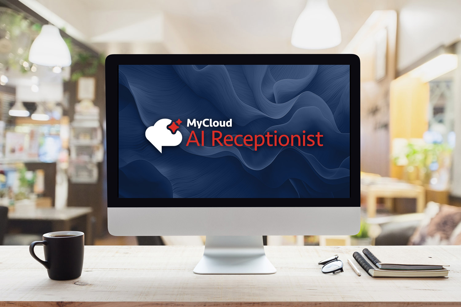 MyCloud AI Receptionist Computer Image